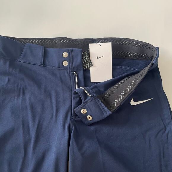 Nike Vapor Select 3/4 Length Softball Pants Women's M Navy Blue AV6718-419 NWT - Picture 4 of 11